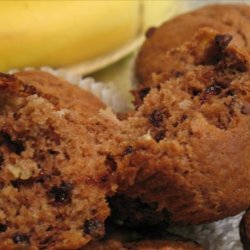 Chocolate Banana Nut Muffins