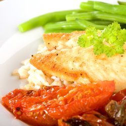 Chili-Rubbed Tilapia With Asparagus & Lemon