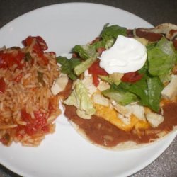 Chicken Tostadas