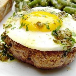 Steak Hache Avec Oeufs a Cheval (Hamburgers W/ Eggs on Horseback