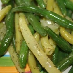 Green and Gold Bean Salad