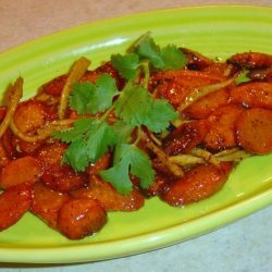 Glazed Carrots With Irish Whiskey and Ginger