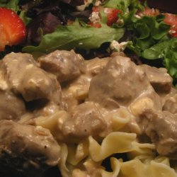 Slow Cooker Beef Stroganoff