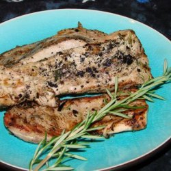 Grill Pork  With Rosemary and Lavender