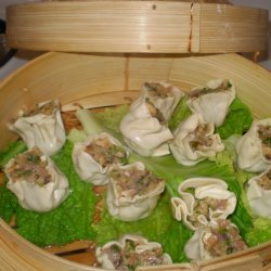 Chicken and Green Onion Dumplings W/ Balsamic Soy Dipping Sauce