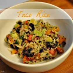 Meatless Taco Rice