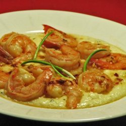 Shrimp and Goat Cheese Grits