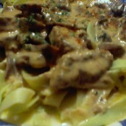 Beef Stroganoff