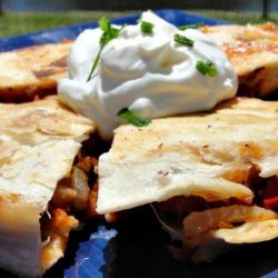 Forevermama's Spicy Chicken Quesadillas or Burritos