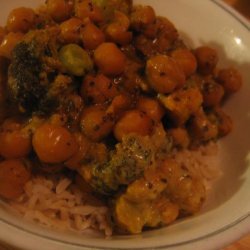 Curried Chickpeas and Veggies