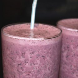 Blueberry Cherry Cheesecake Smoothie