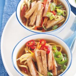 Asian Pork and Noodle Soup