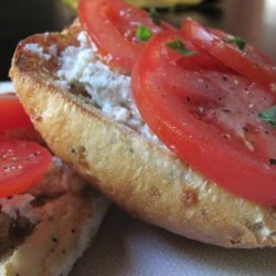 Bruschetta With Tomatoes, Blue Cheese, and Pecans