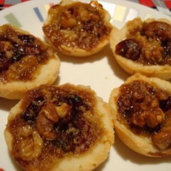 Christmas Cranberry-Nut Tassies (Mini)