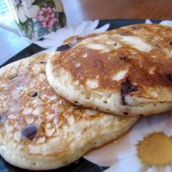 Orange White Chocolate Chip Pancakes