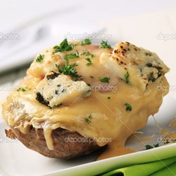 Double Cheese Twice Baked Potatoes