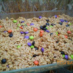 Peanut Butter Rice Krispies Bars (No-Bake)