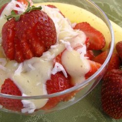 Berries with Banana Cream