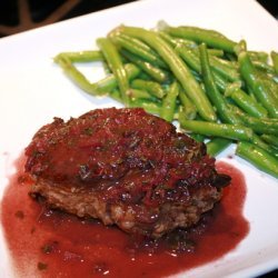 Filet Mignon With Madeira Pan Sauce With Mustard and Anchovies