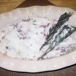 Garlic and Rosemary 'smashed' Potatoes