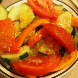 Garden Salad With Italian Dressing