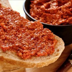 Roast Pepper Spread With Walnuts and Garlic