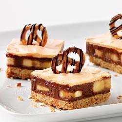 Chocolate, Peanut Butter and Pretzel Bars