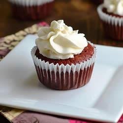 Gluten-Free, Sugar-Free Red Velvet Cupcakes With Sugar-Free Cream Cheese Frosting