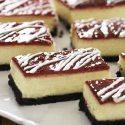 White Chocolate-Raspberry Cheesecake Bars