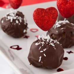 Strawberry Fudge Truffles