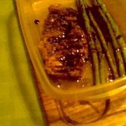 Honey-Balsamic Glazed Grilled Chicken W/ Asparagus