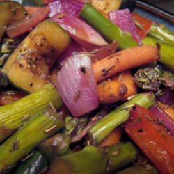 Broiled Balsamic-Maple Vegetables