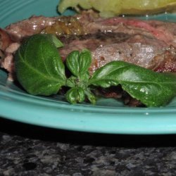 Flank Steak With Garlic Butter