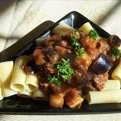 Rigatoni With Beef and Eggplant (Aubergine)