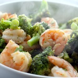 Low Carb Shrimp Stir Fry for one