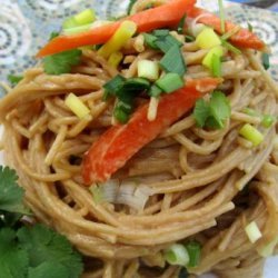 Piff-Paf-Poof Peanut Noodles With Shrimp