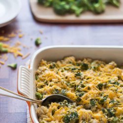 Healthy Cheesy Broccoli Casserole