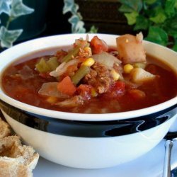 Aunt Gin's Vegetable Soup (Crock Pot)