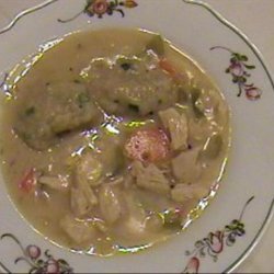 Chicken Stew With Onion Dumplings