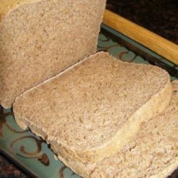 Sugar-Free, Fat-Free Whole Wheat Bread [ Bread Maker ]