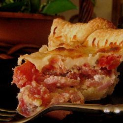 Ham and Tomato Pie