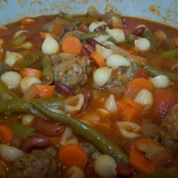 Mini Meatball Minestrone