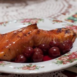 Maple Cherry Glazed Salmon