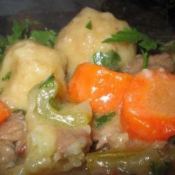 Mmm Beef Stew & Dumplings