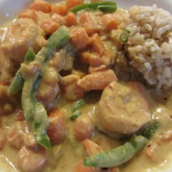 Shrimp in Yellow Curry (Gang Lueng Goong)