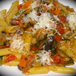 Vegetable Ratatouille With Pasta