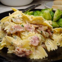 Ww Low Fat Creamy Bacon and Onion Pasta