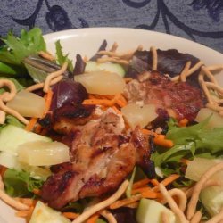 Hot Teriyaki Chicken Salad