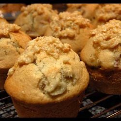 Light Rhubarb & Ginger Muffins