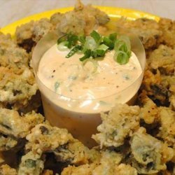 Fried Okra Cajun Style With Remoulade Sauce